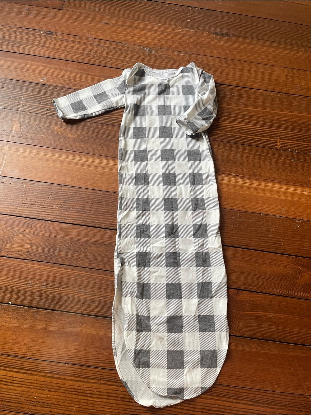 Tony Gray Buffalo Check knotted Gown